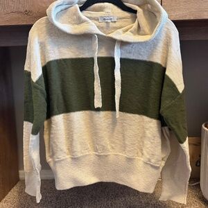 Madewell Color block Hoodie  Sweater